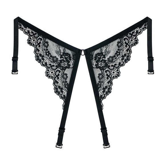 Lace Bra Set, Panties, And Transparent Robe Set 7 pcs - Picture 10 of 15